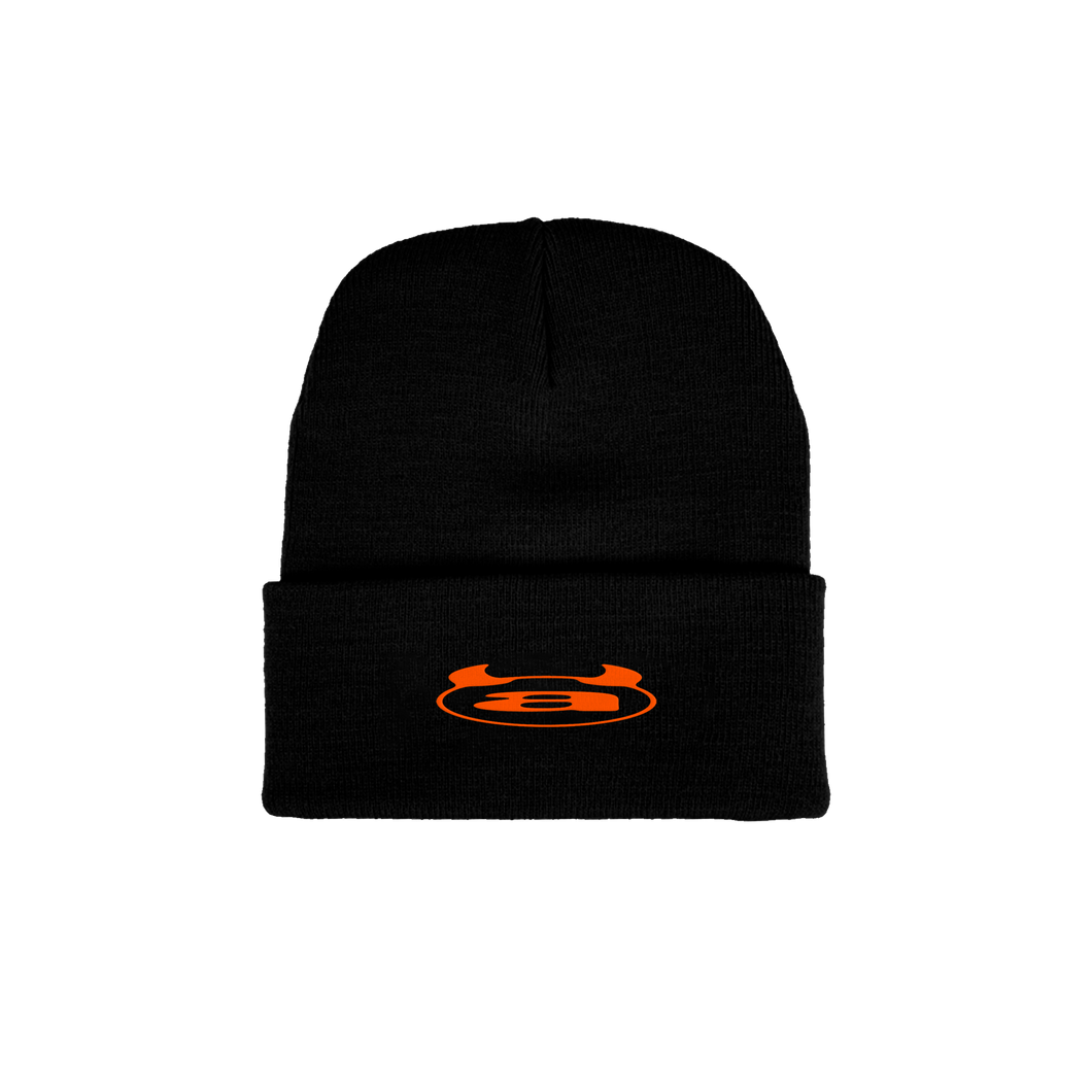 Asane Smashed Logo Beanie Black